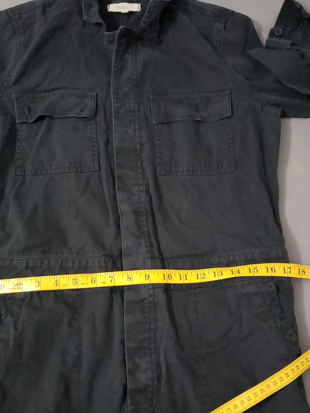 Madewell Black Coveralls Jumpsuit Size Large - Picture 8 of 8